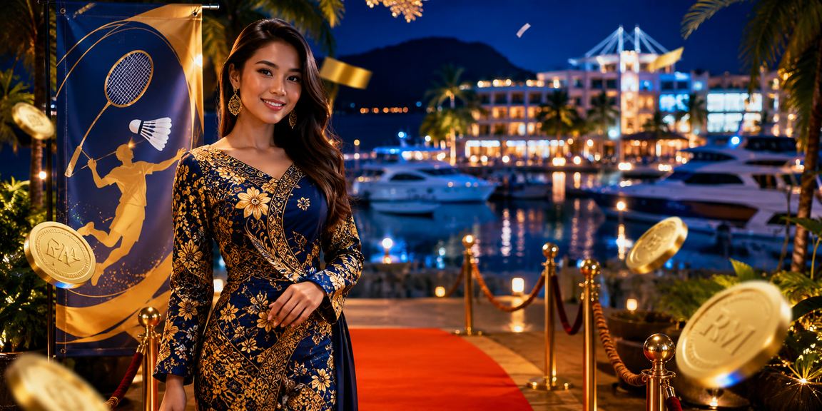 Suasana kasino tema batik di Langkawi yang meriah dan menarik