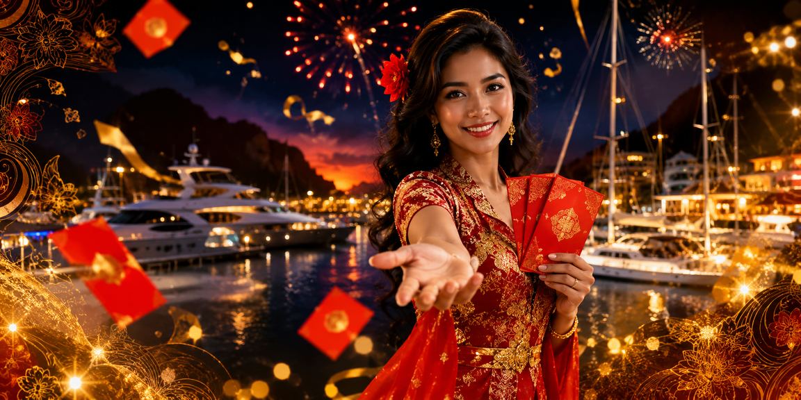 Promosi sampul merah Tahun Baru Cina alpha666 di Langkawi dengan tema bonus perayaan